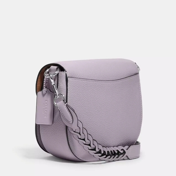 Coach purple Morgan  saddle bag  crossbody - Picture 7 of 7